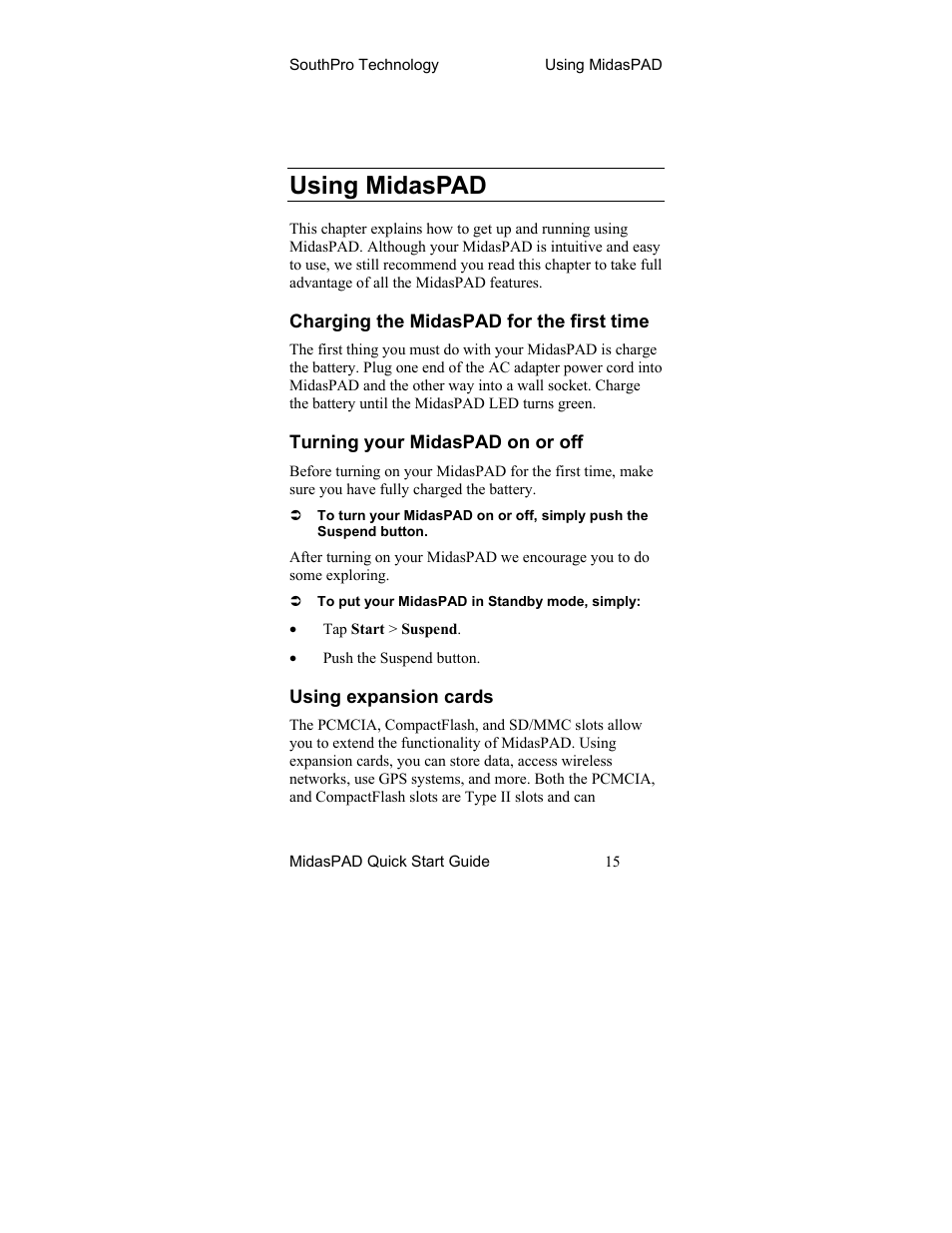 Using midaspad | Midas Consoles Tablet User Manual | Page 19 / 36