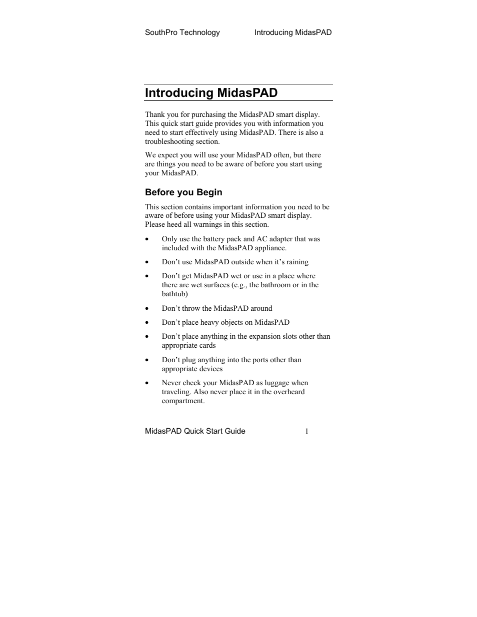 Introducing midaspad | Midas Consoles Tablet User Manual | Page 5 / 36