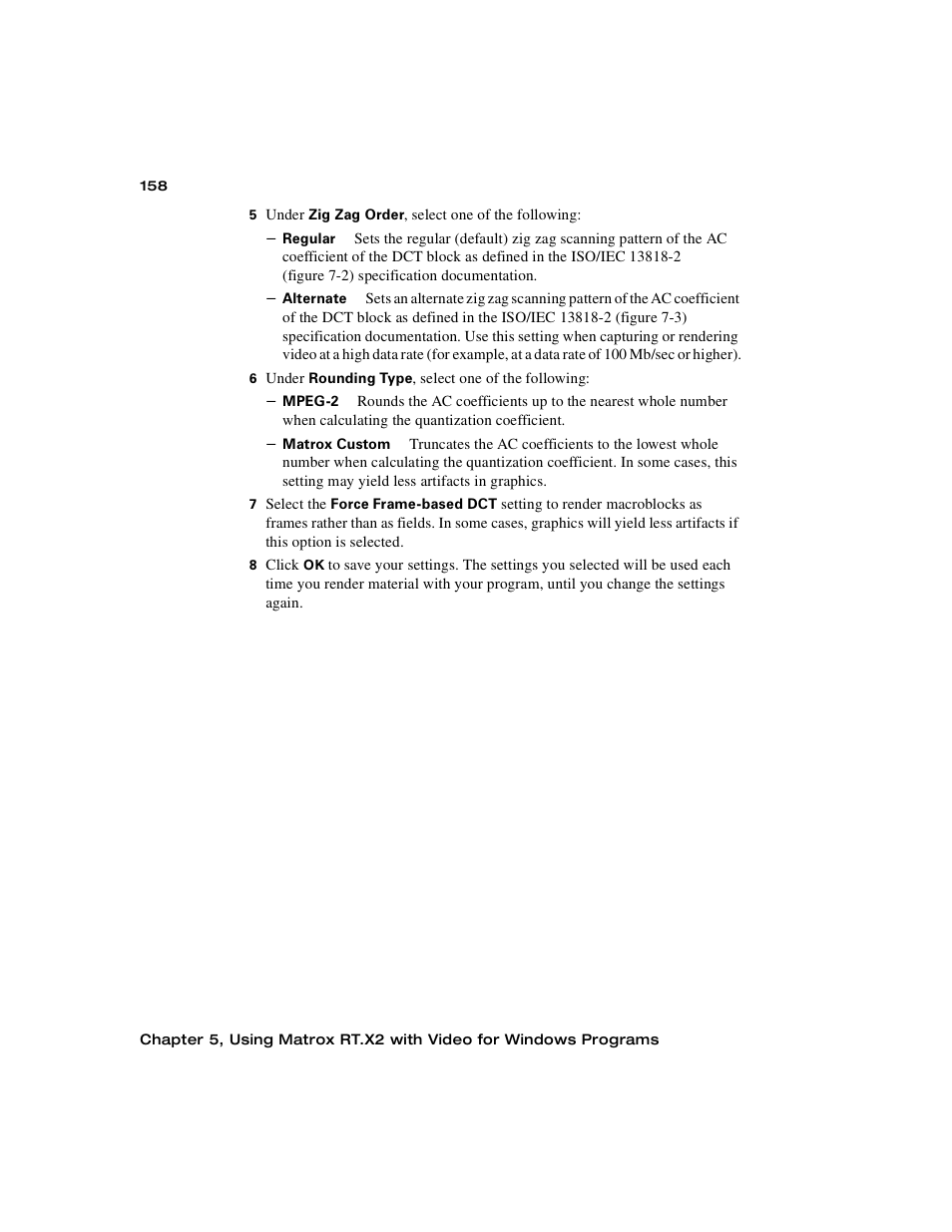 Matrox Electronic Systems Matrox RT.X2 User Manual | Page 166 / 224