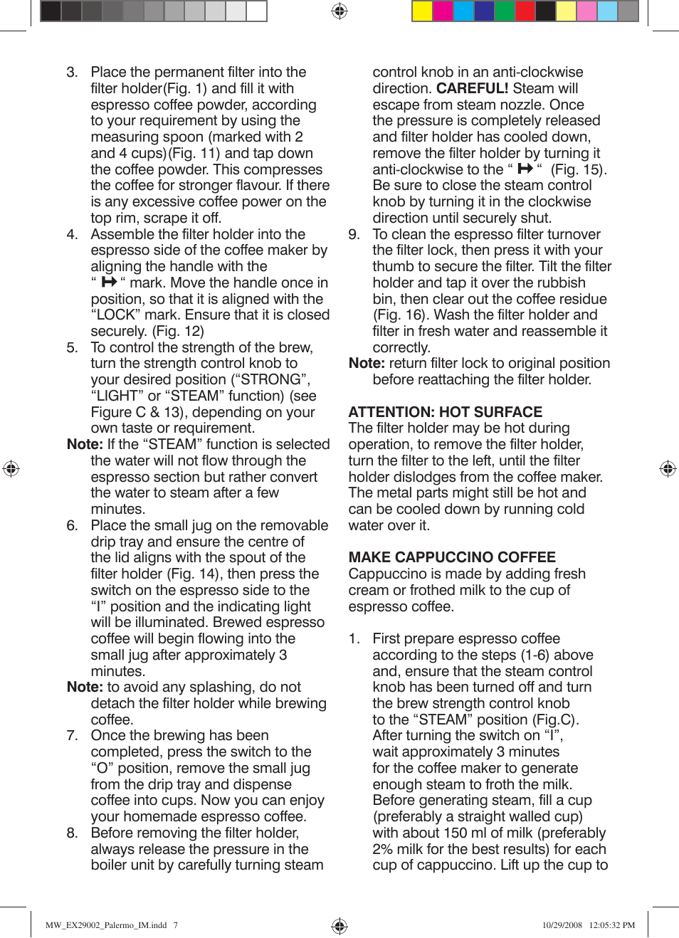 Mellerware PALERMO 29002 User Manual | Page 7 / 11