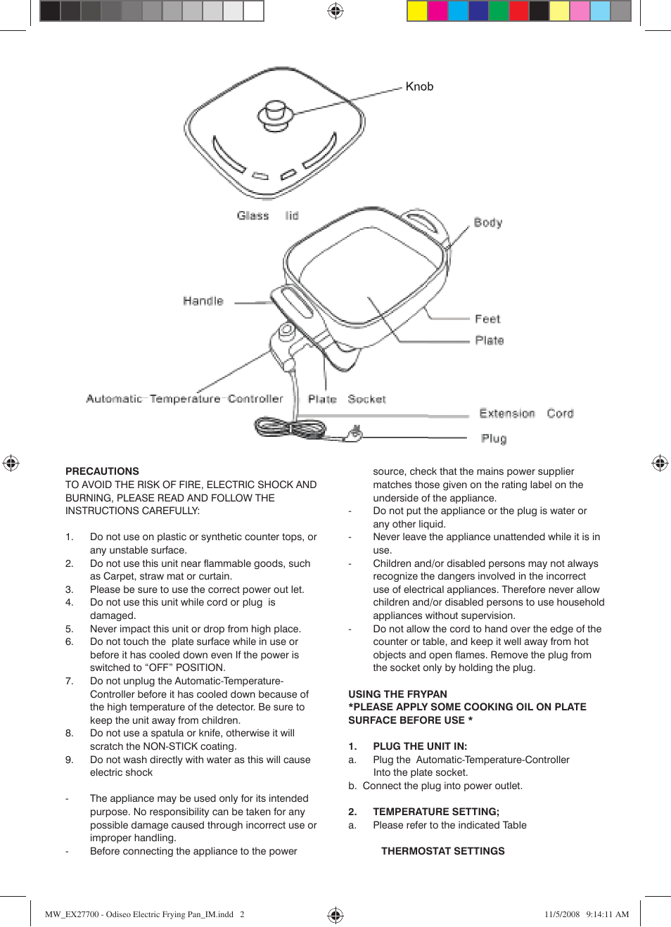 Mellerware ODISEO 27700 User Manual | Page 2 / 4