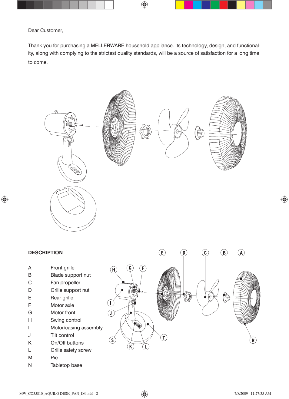 Mellerware AQUILLO 35810 User Manual | Page 2 / 6