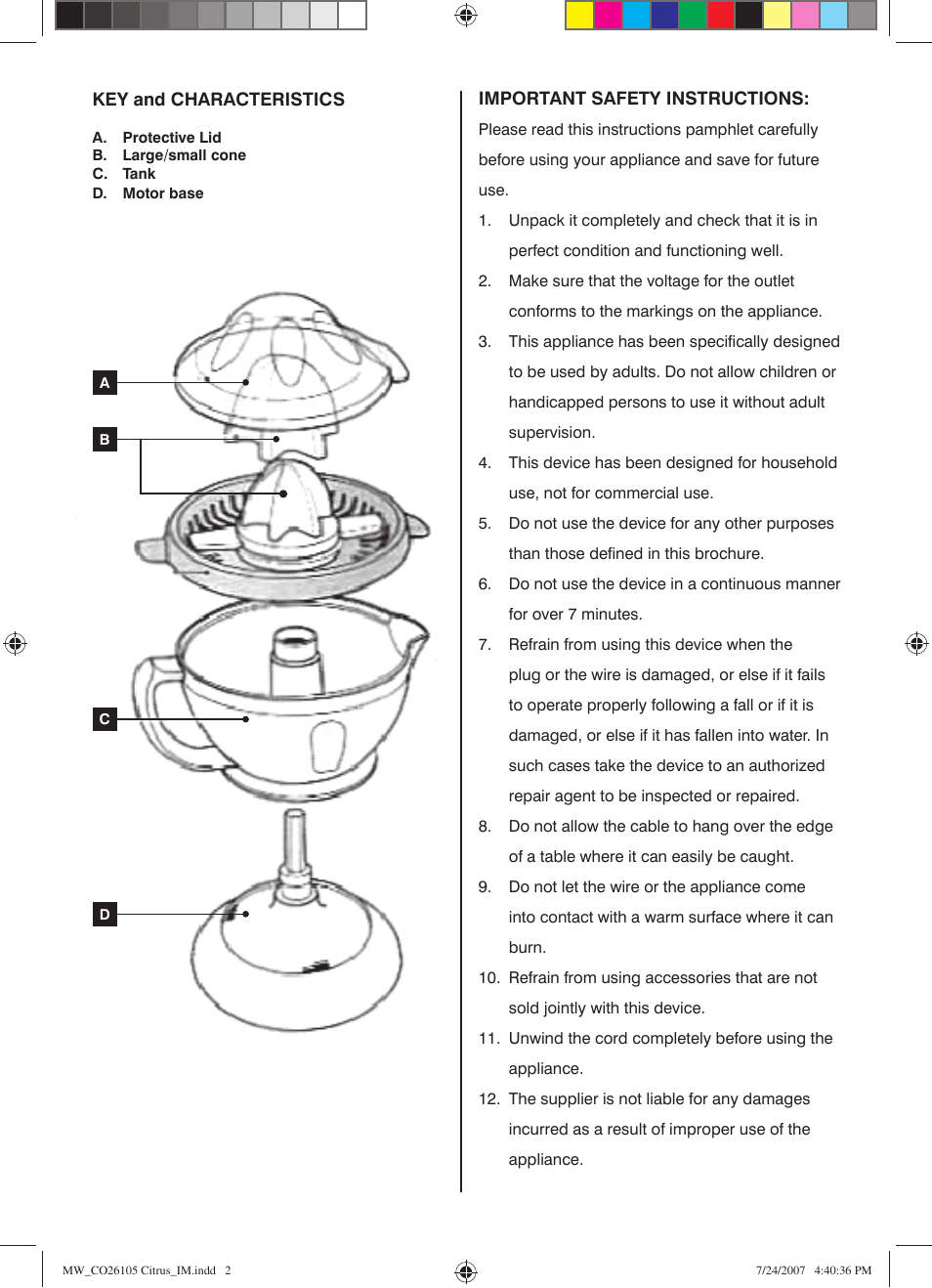 Mellerware CONTEMPORARY 26105 User Manual | Page 2 / 4