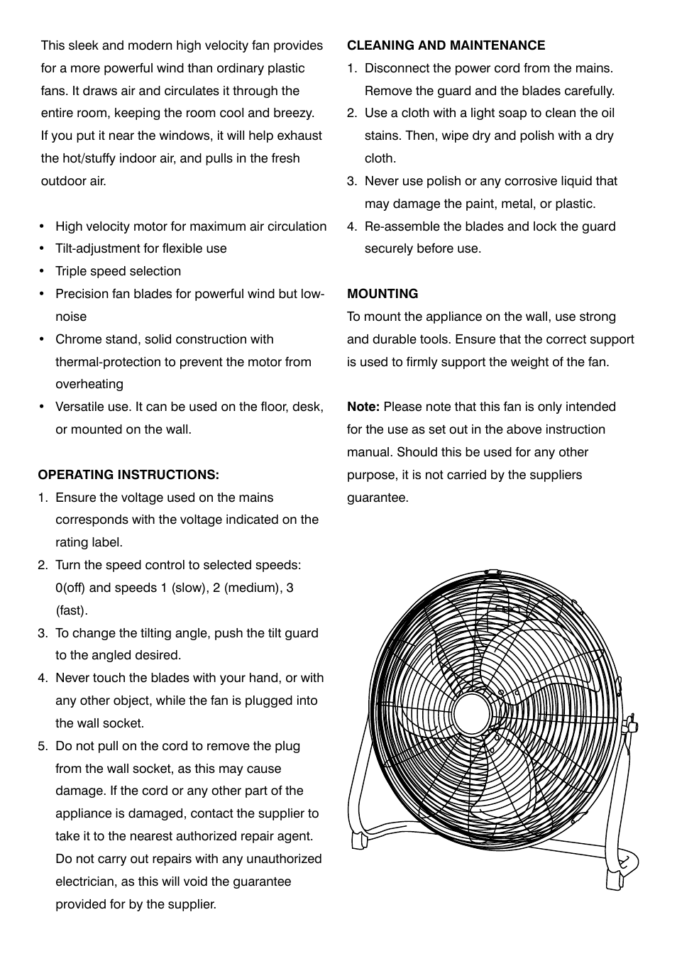 Mellerware VELOCITY II 35951 User Manual | Page 3 / 4
