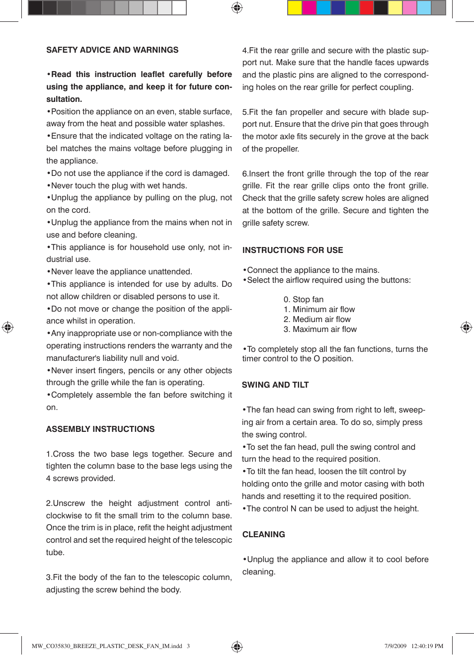 Mellerware 3 5 8 3 05 0 W User Manual | Page 3 / 6