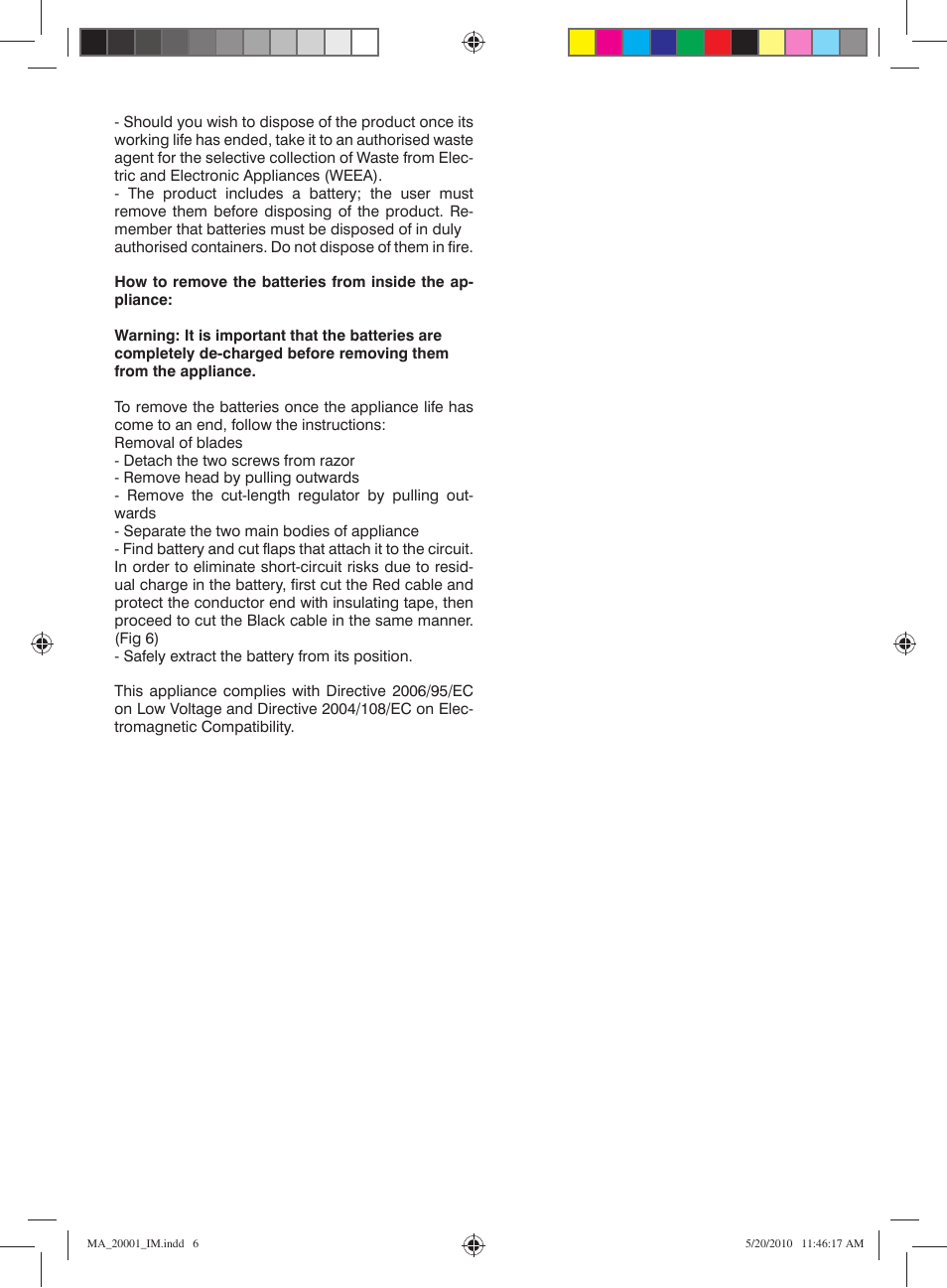 Mellerware MACRO ALDANY MA20001 User Manual | Page 6 / 8