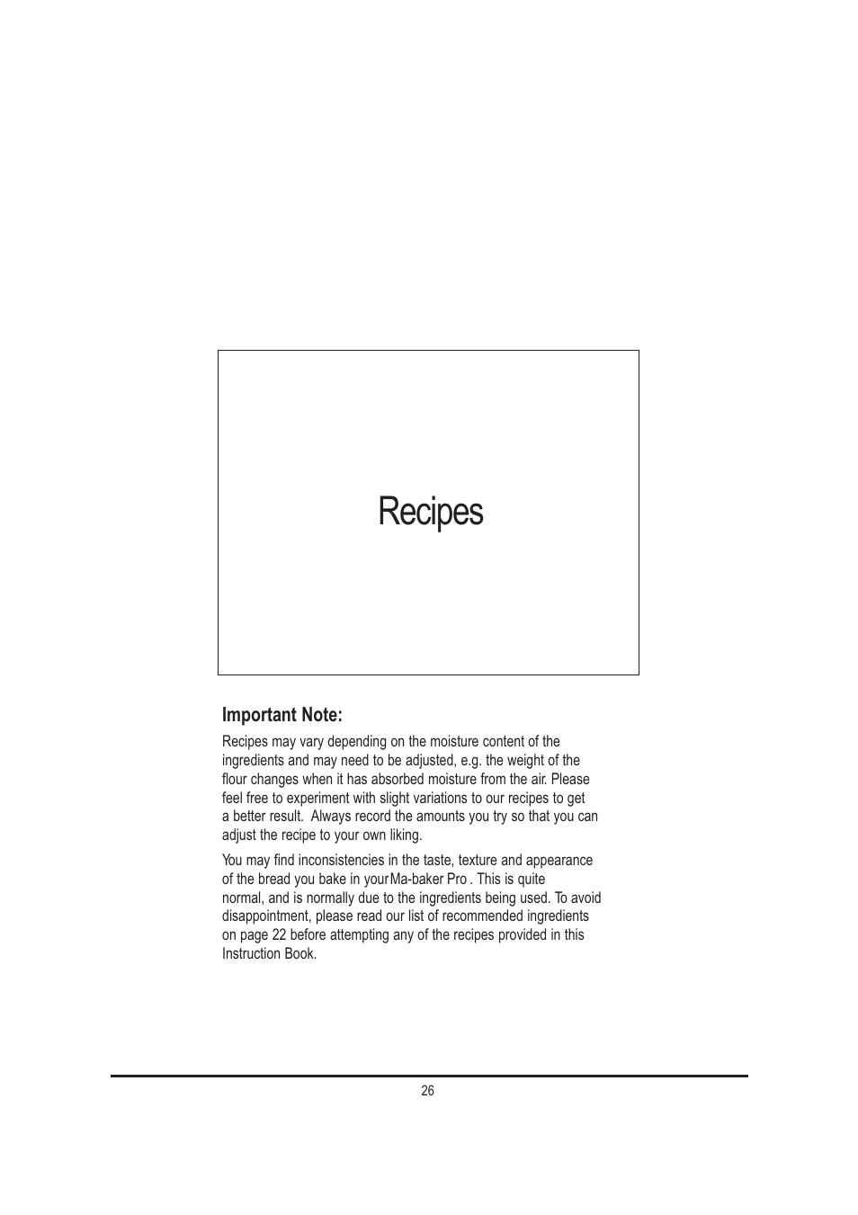 Recipes | Mellerware 26550550W User Manual | Page 26 / 81
