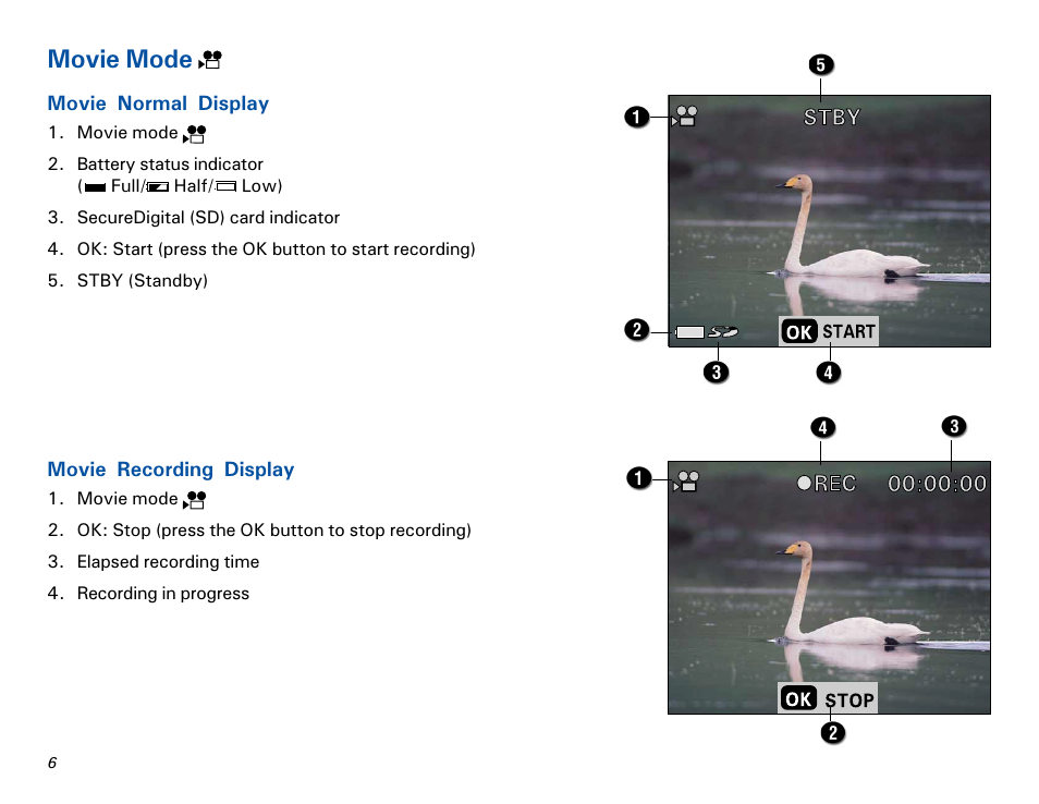 Movie mode | Microtek MKT-1300a User Manual | Page 13 / 72