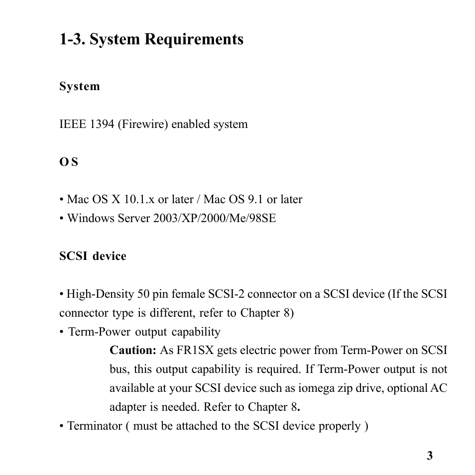 3. system requirements | Microtek Converter User Manual | Page 7 / 65