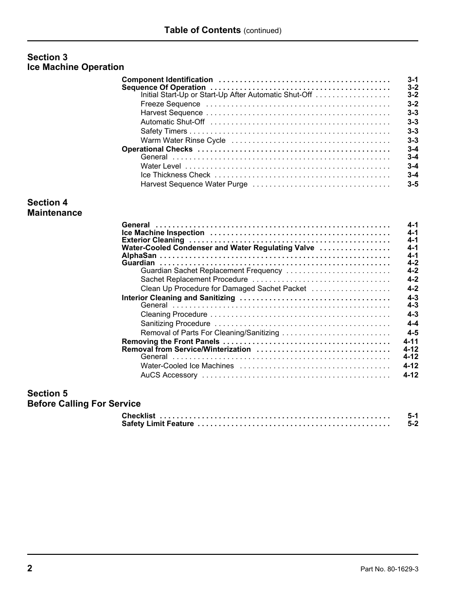 Manitowoc Ice S600M User Manual | Page 4 / 40