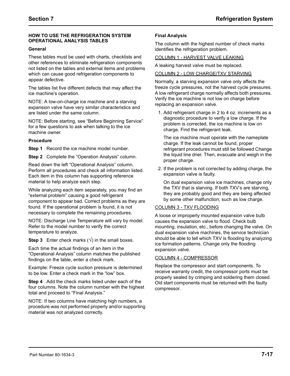 Manitowoc Ice MARINE MODEL S1800 User Manual | Page 83 / 100