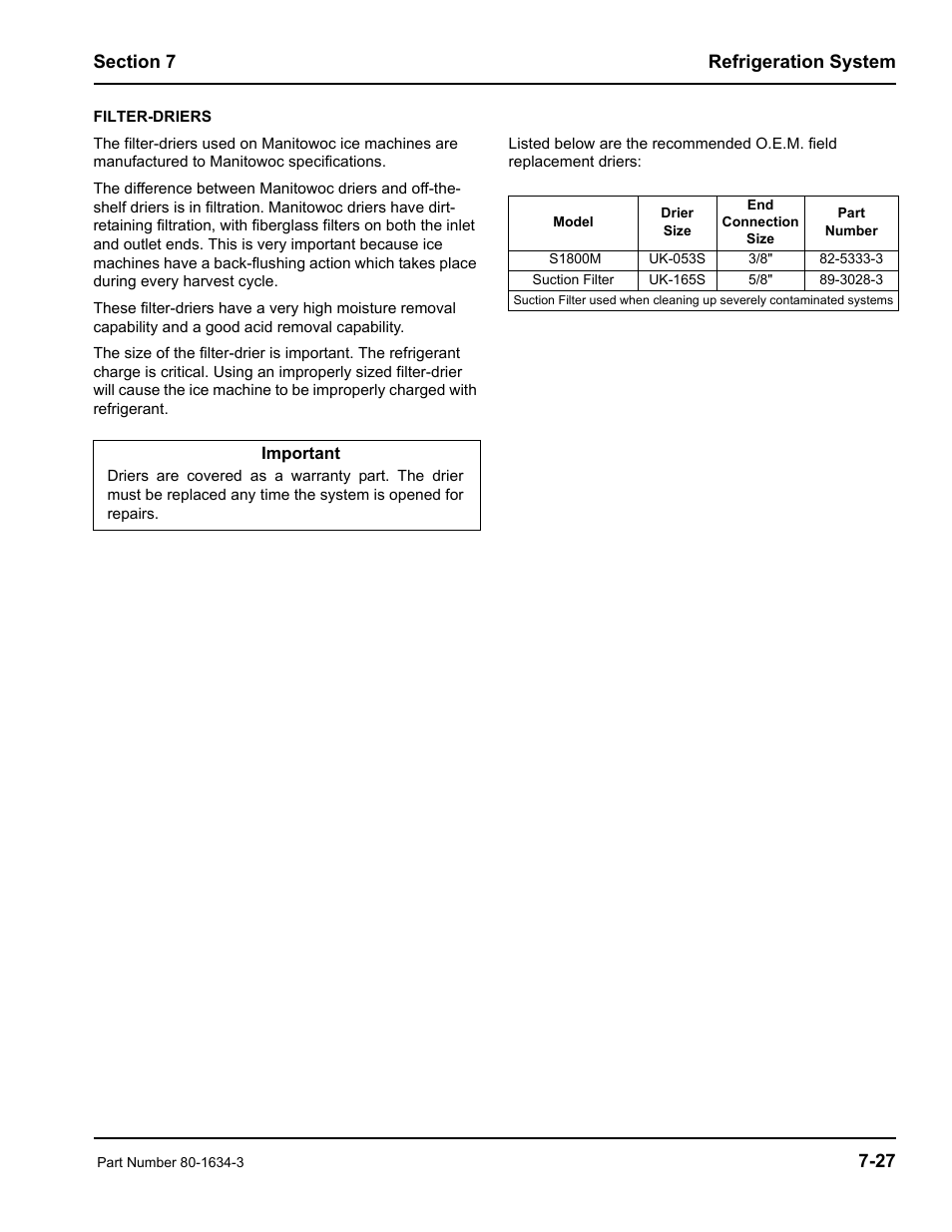Manitowoc Ice MARINE MODEL S1800 User Manual | Page 93 / 100