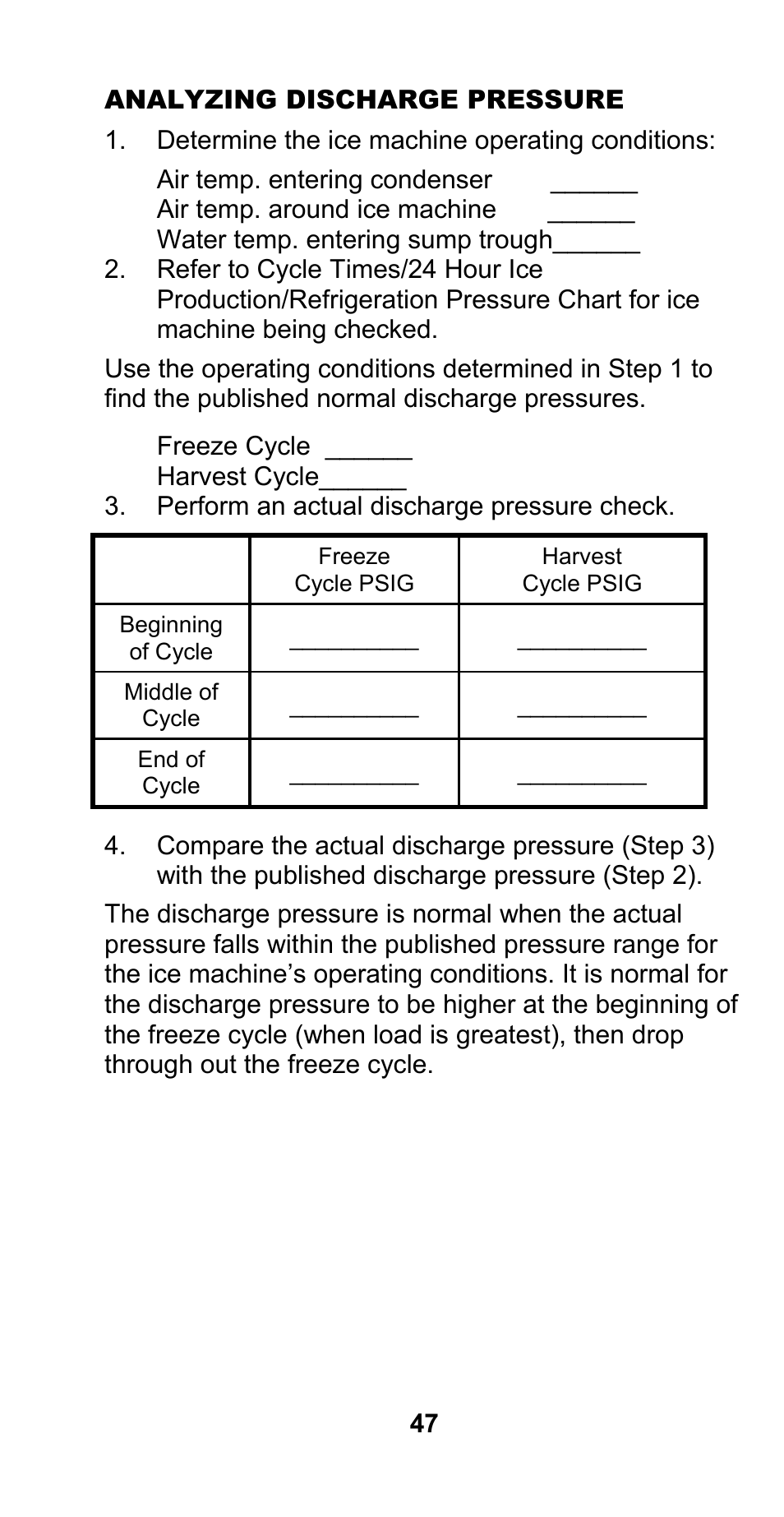 Manitowoc Ice CM MODEL STH003 User Manual | Page 47 / 88
