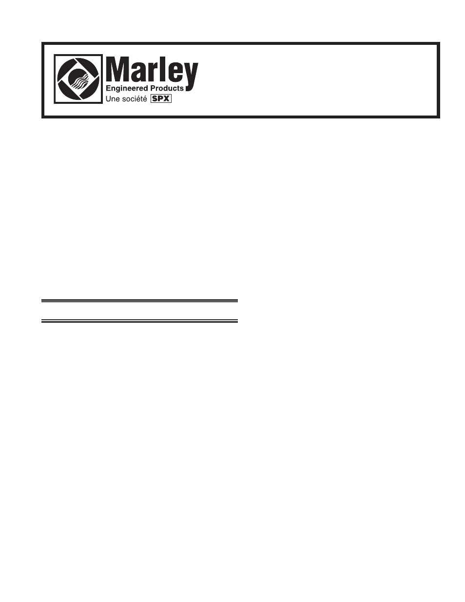 Lire et conserver ces instructions | Marley Engineered Products 8100 User Manual | Page 17 / 24