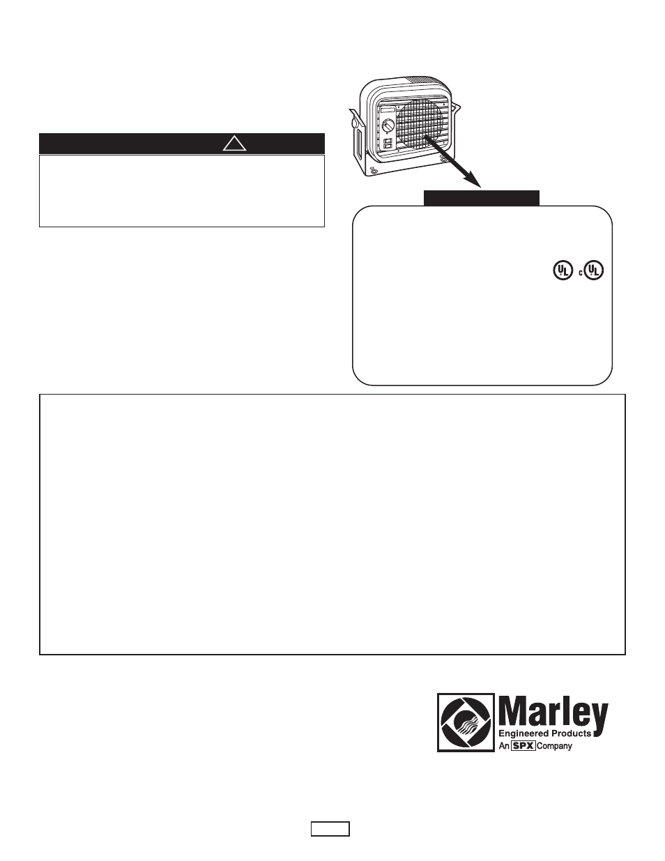 Ph4ab, Attention | Marley Engineered Products PH4AB User Manual | Page 11 / 12