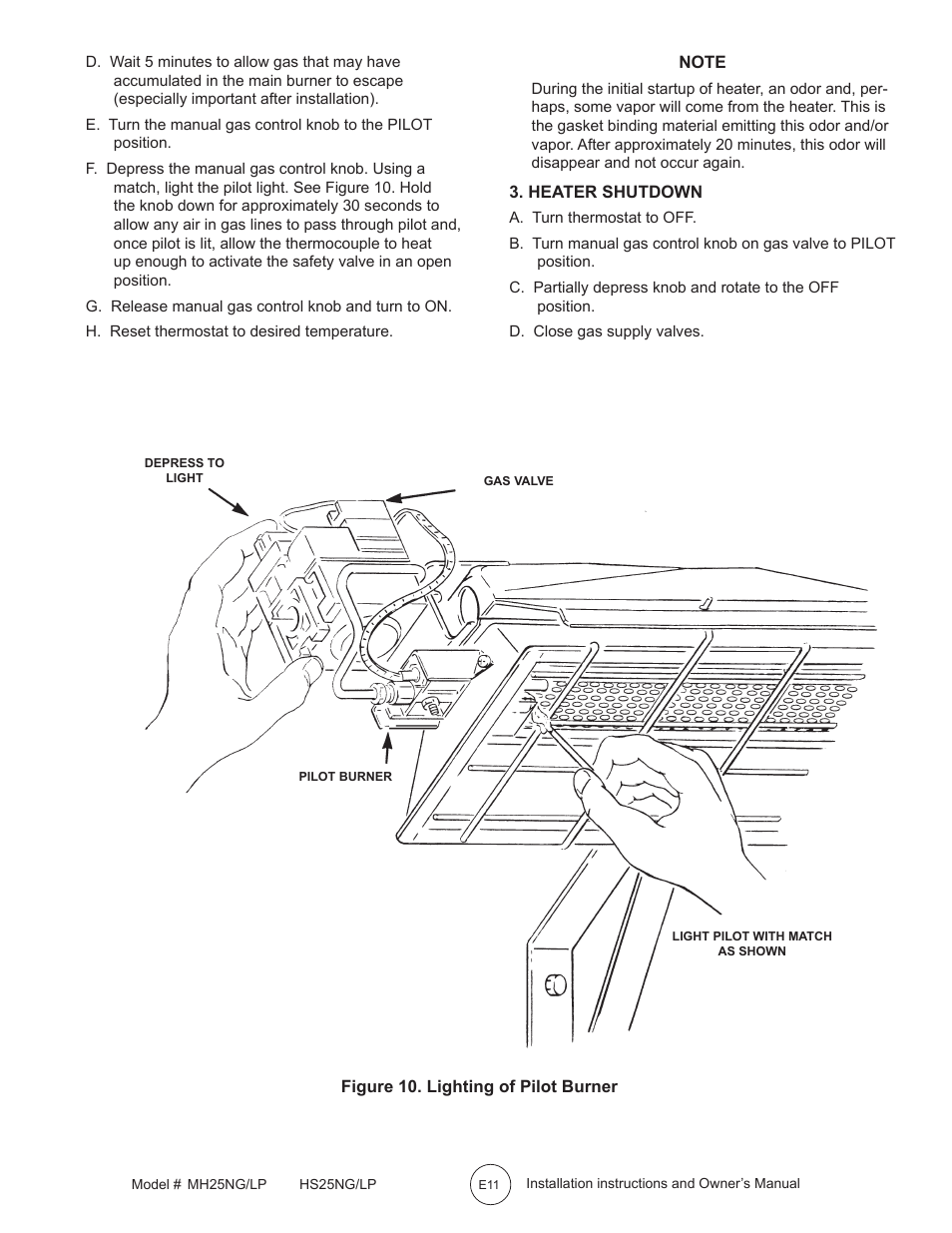 Mr. Heater MH25LP User Manual | Page 11 / 48