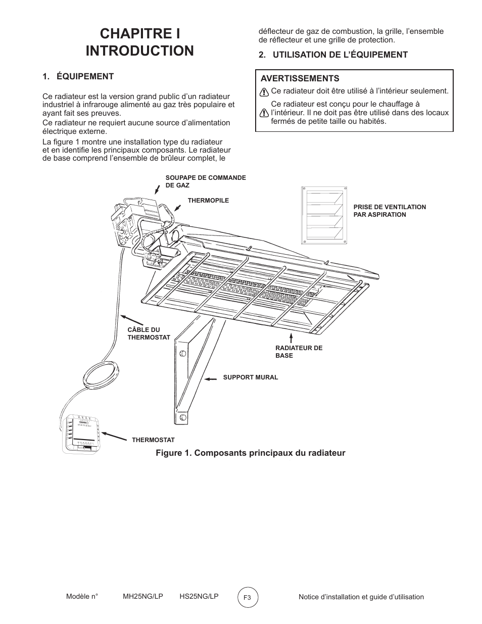 Chapitre i introduction | Mr. Heater MH25LP User Manual | Page 35 / 48