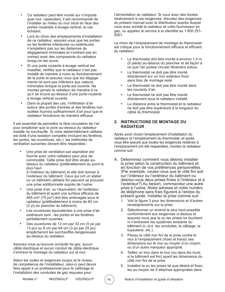 Mr. Heater MH25LP User Manual | Page 38 / 48