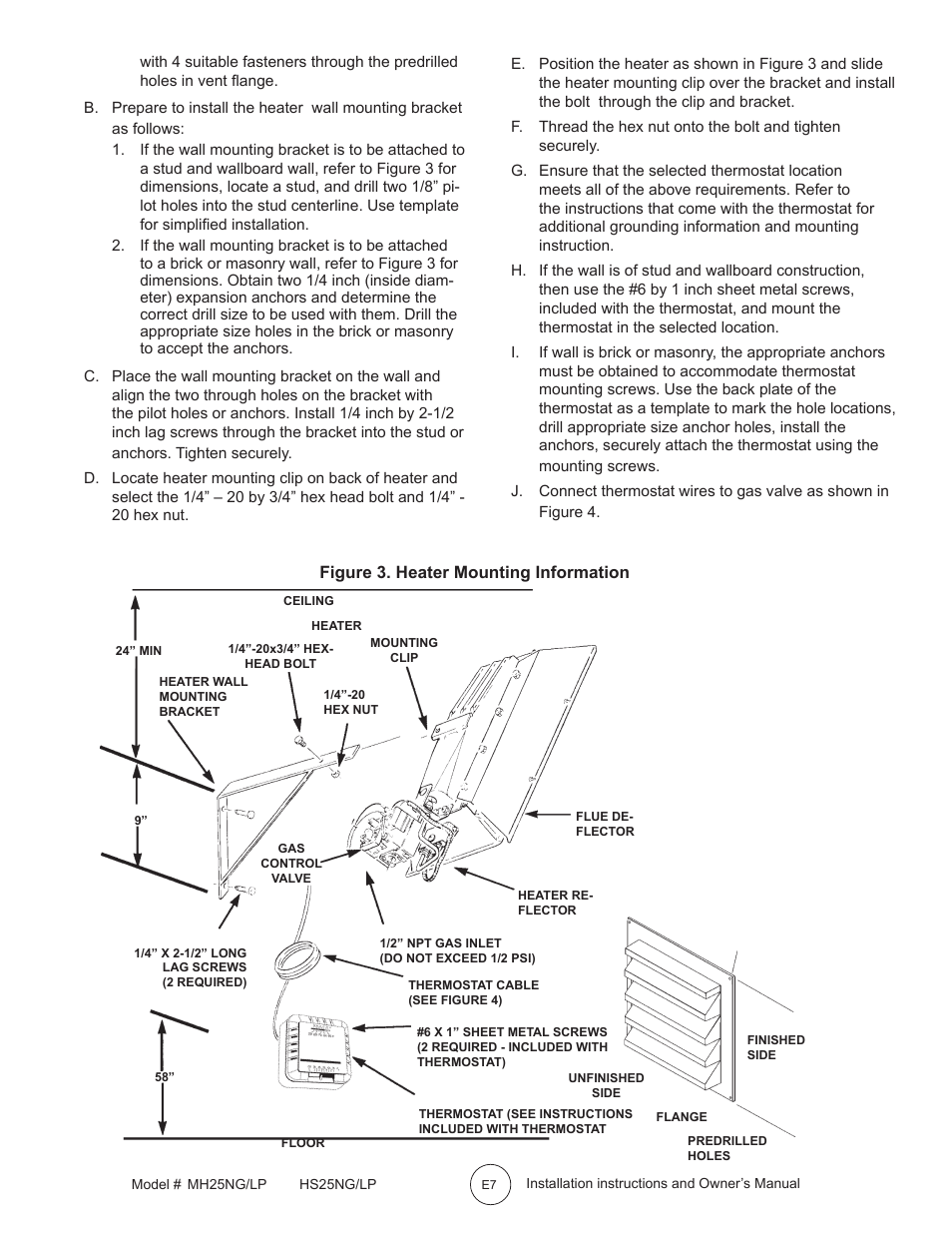 Mr. Heater MH25LP User Manual | Page 7 / 48