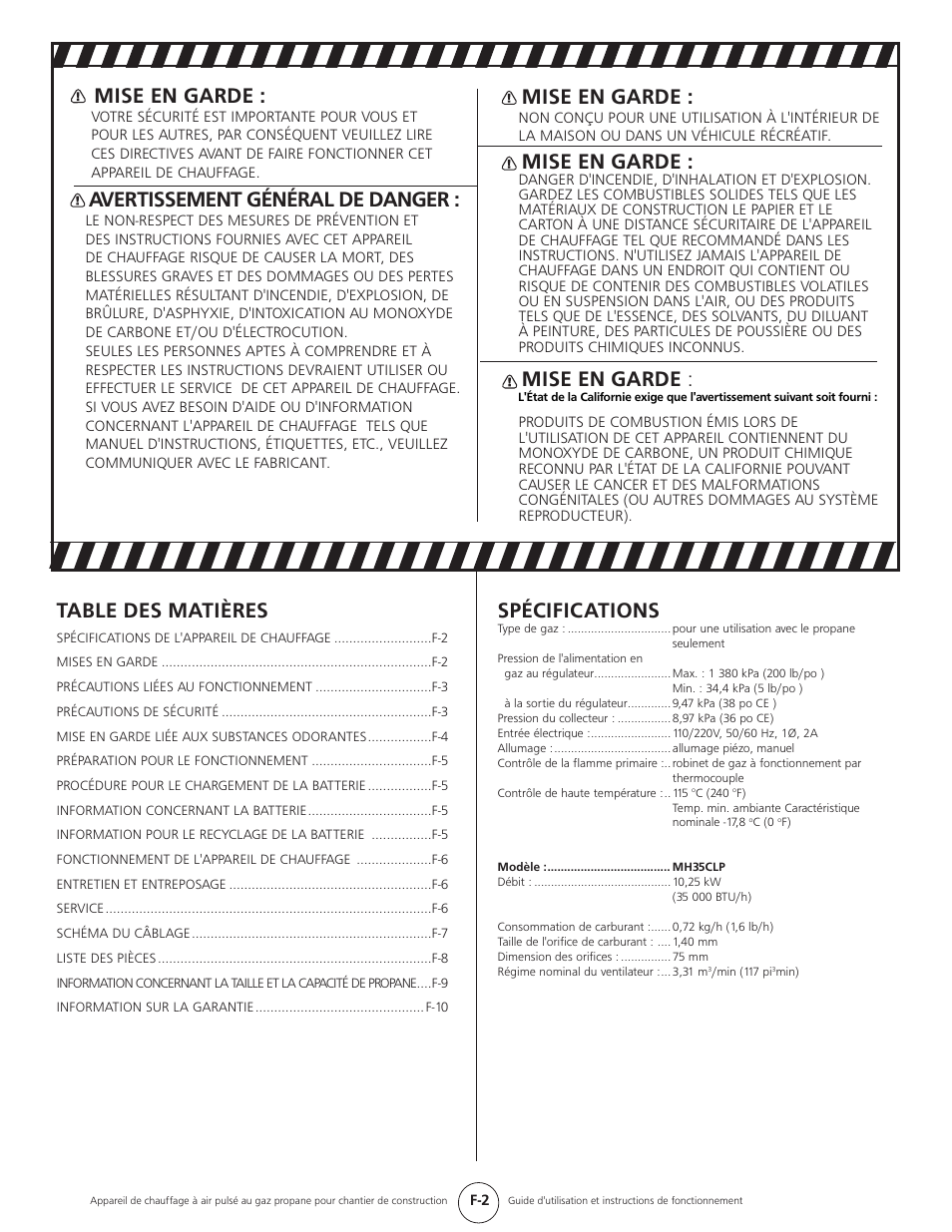Mr. Heater HEATSTAR HS35CLP User Manual | Page 24 / 32