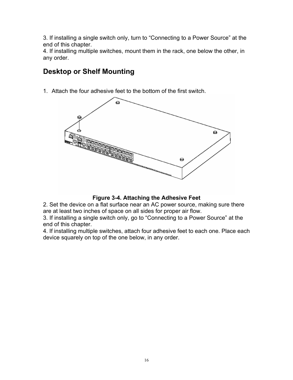 Desktop or shelf mounting | MRV Communications MR2228-S2C User Manual | Page 20 / 41