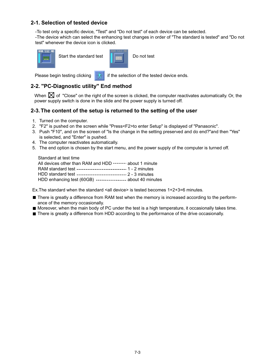 Matsushita CF-30 User Manual | Page 19 / 81