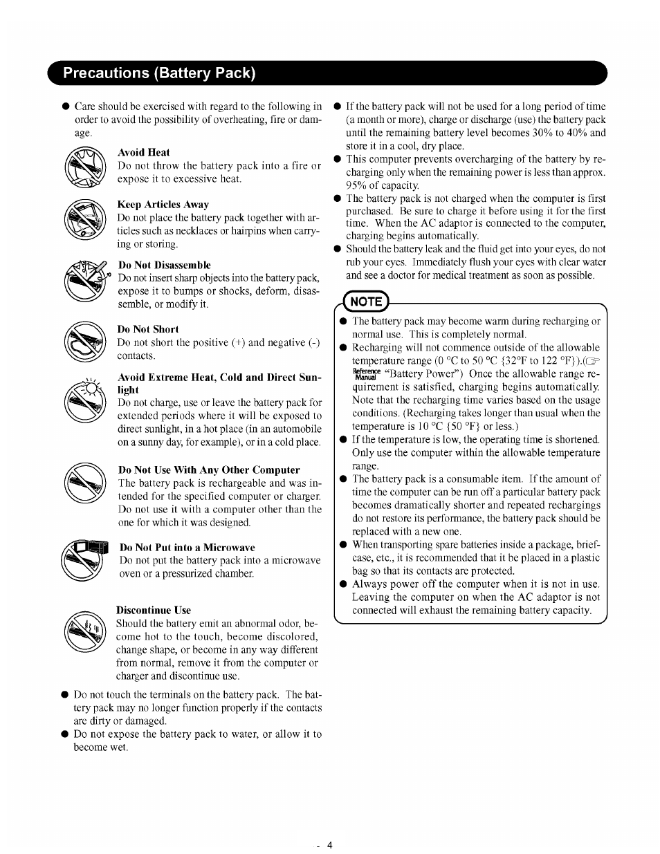 Matsushita CF-30 User Manual | Page 5 / 81