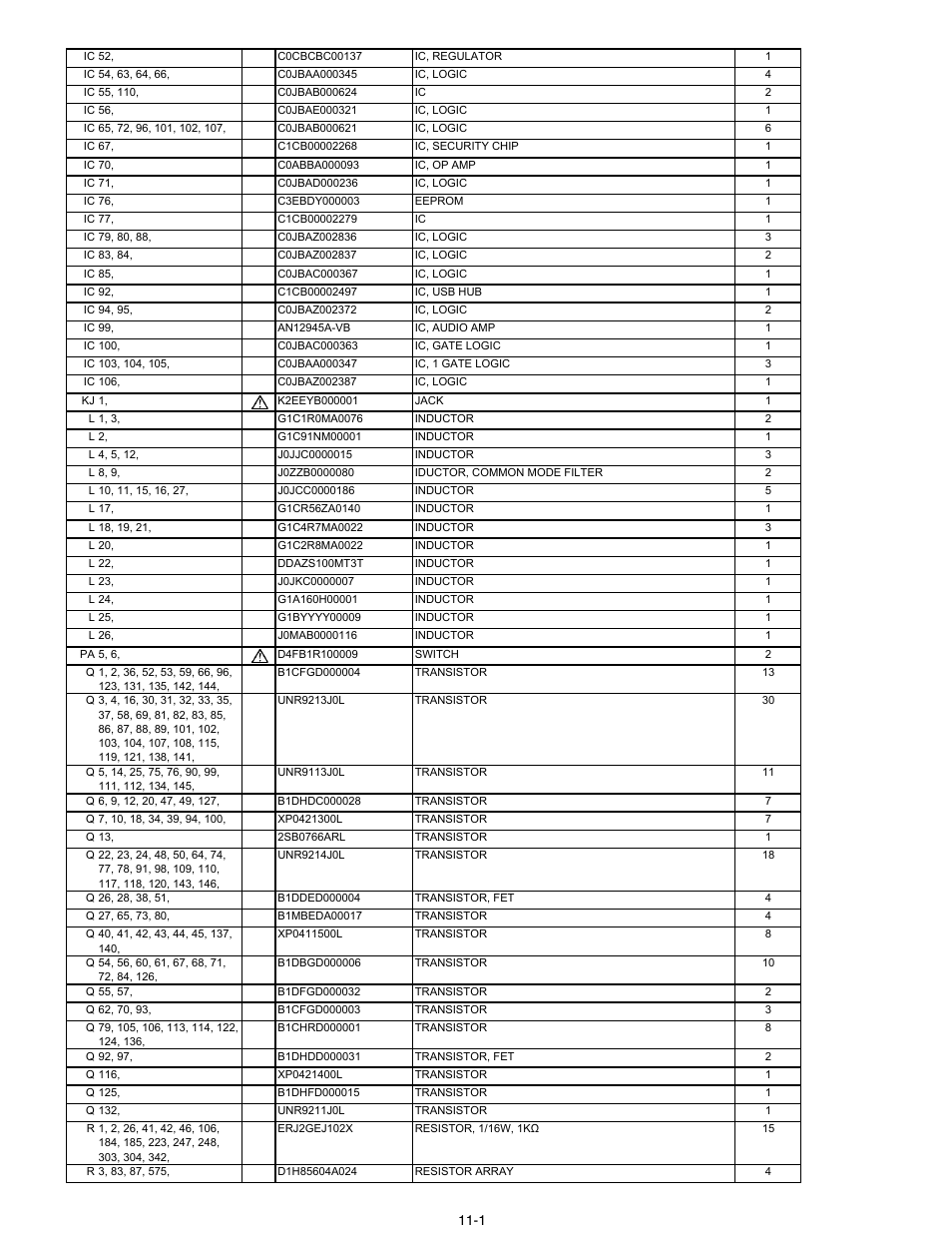 Matsushita CF-30 User Manual | Page 76 / 81