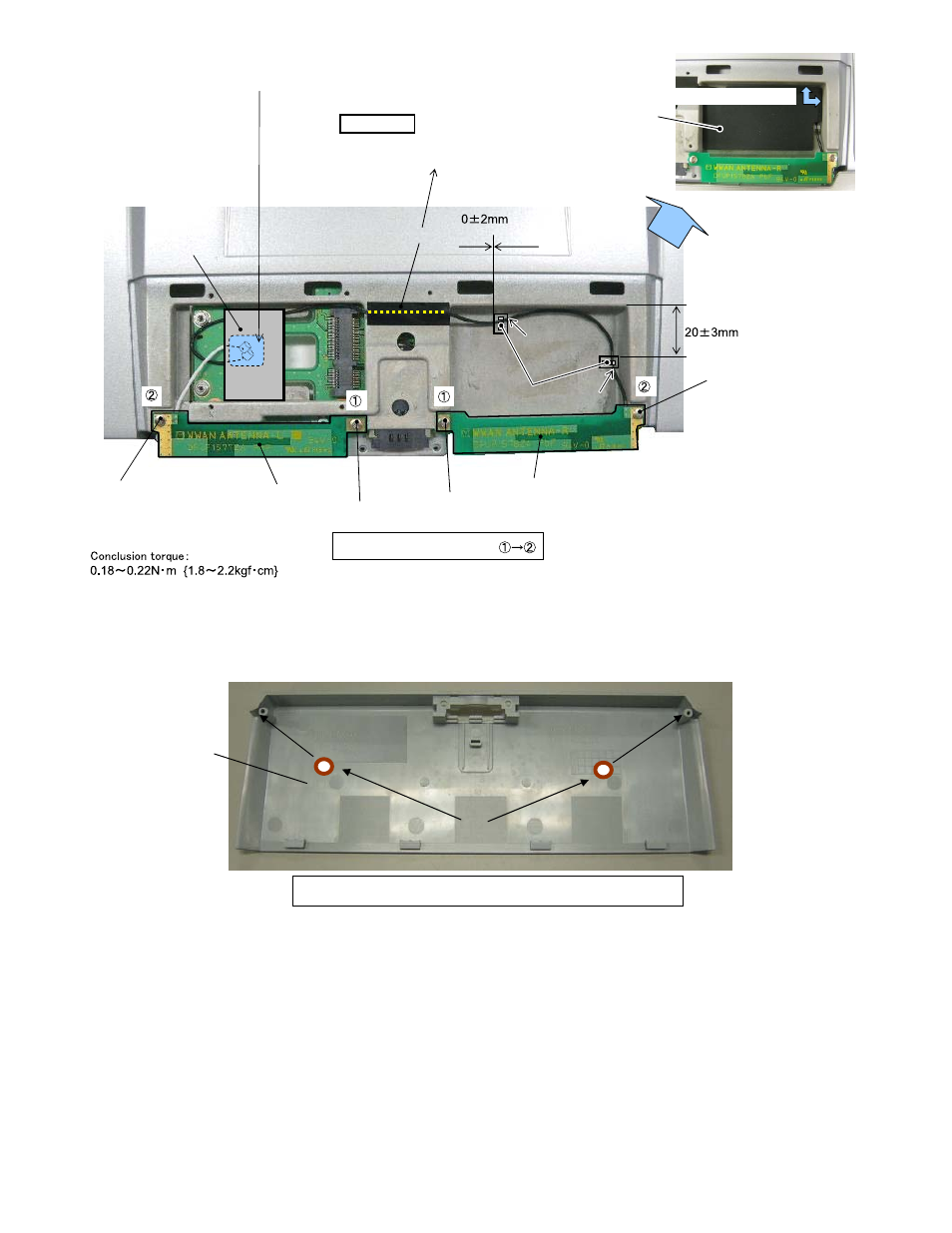 Setting spacer cu on antenna cover | Matsushita CF-W5LWEZZ1 2 User Manual | Page 46 / 117