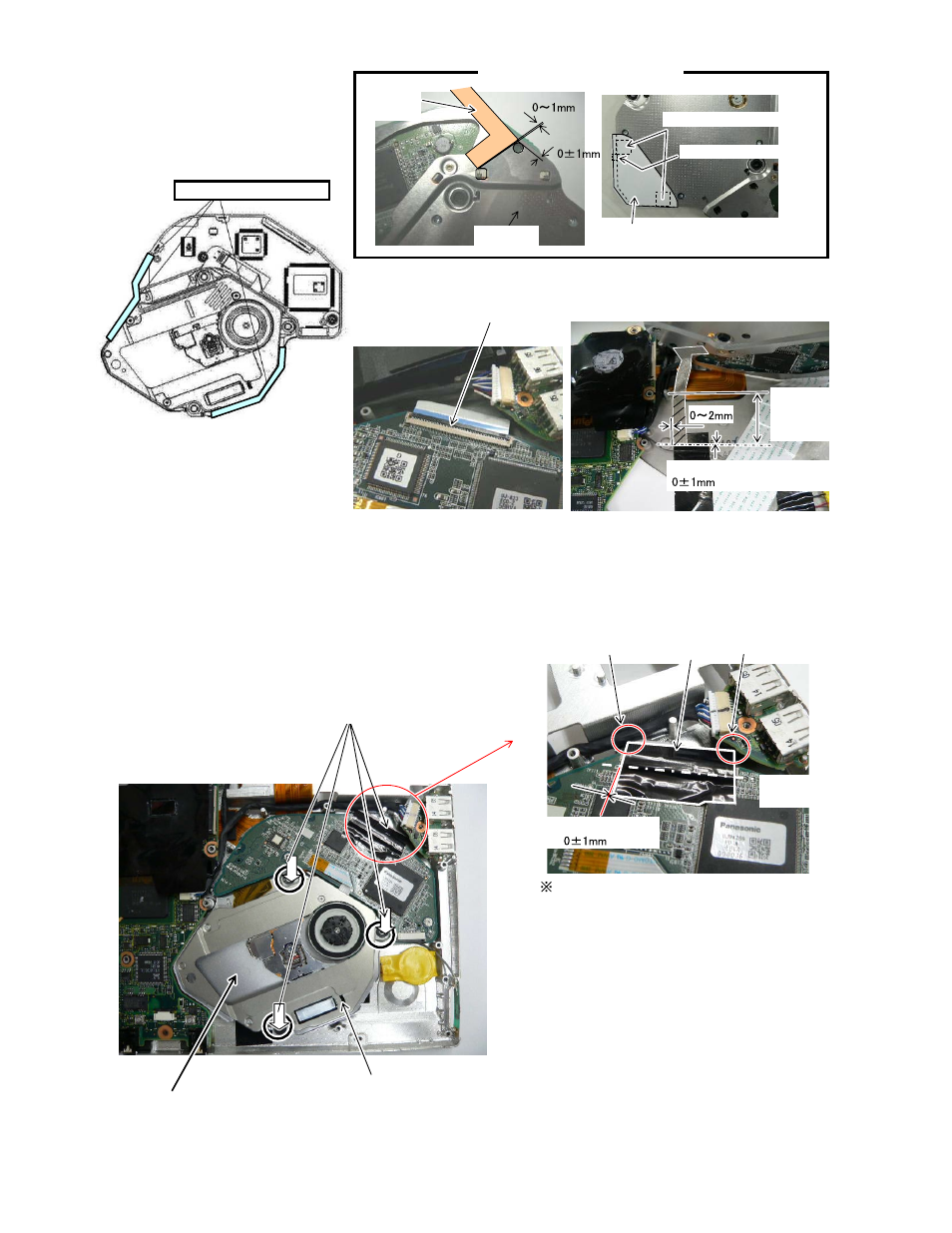 Assembly of the top case, Preparation specification, Setting disk cover | Matsushita CF-W5LWEZZ1 2 User Manual | Page 74 / 117