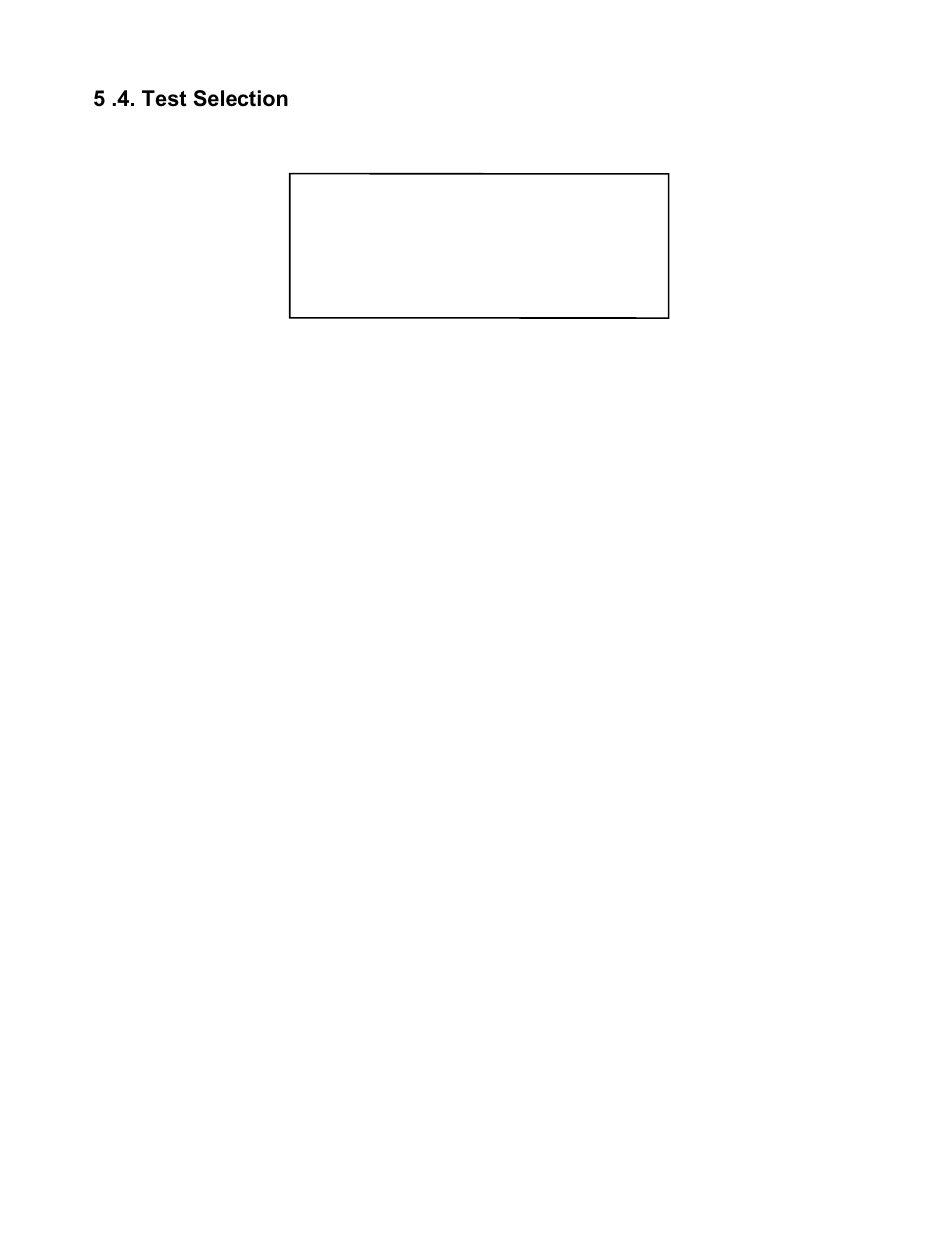 5 .4. test selection | Matsushita CF-18JHU70TW User Manual | Page 15 / 38