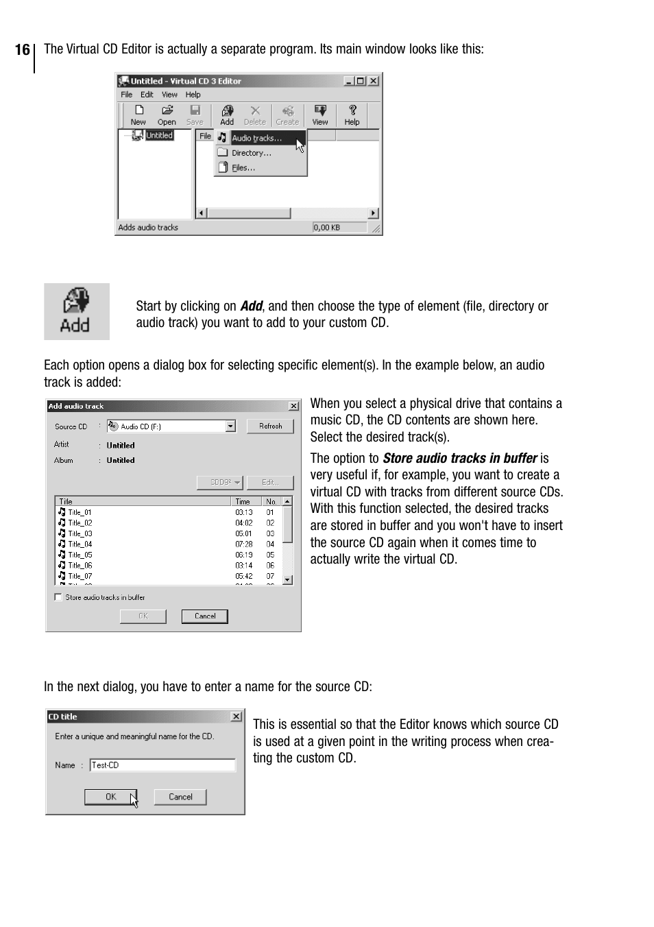 Microtest VIRTUAL CD v3 User Manual | Page 16 / 18