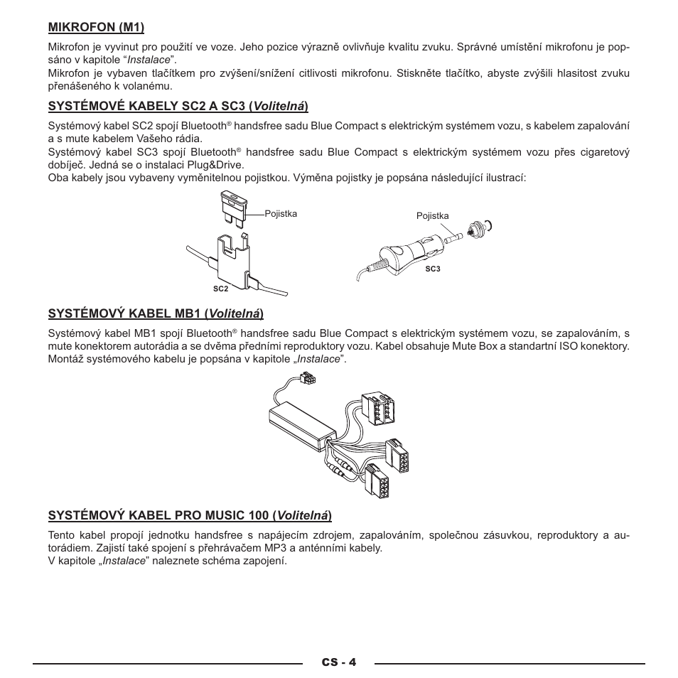 Mr Handsfree Blue Compact Microphone User Manual | Page 242 / 291