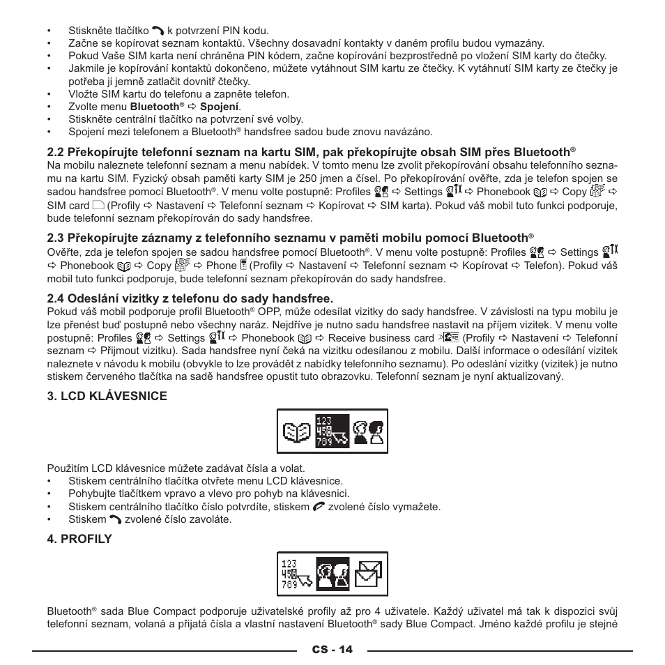Mr Handsfree Blue Compact Microphone User Manual | Page 252 / 291