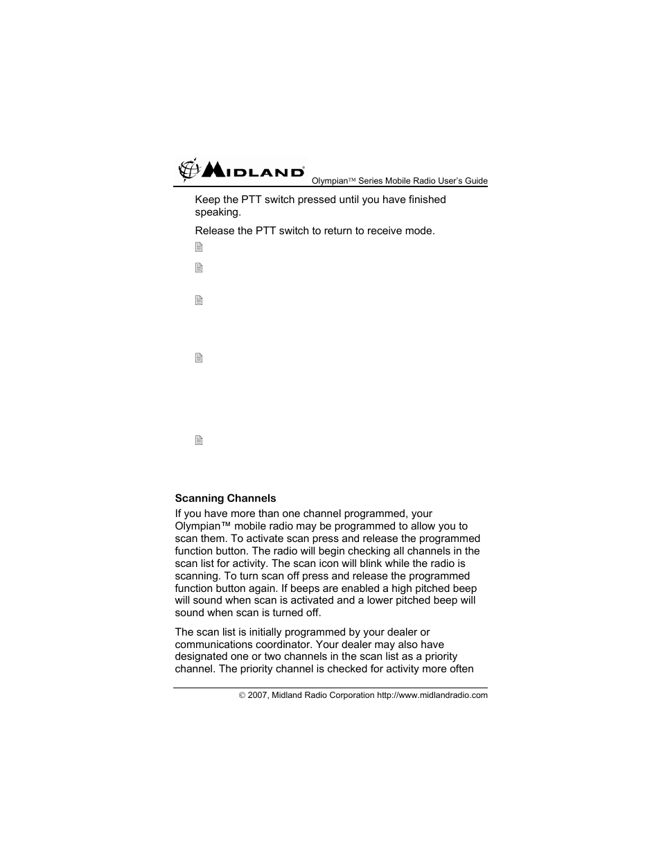 Midland Radio OLYMPIANTM SERIES MO-4128 User Manual | Page 14 / 28