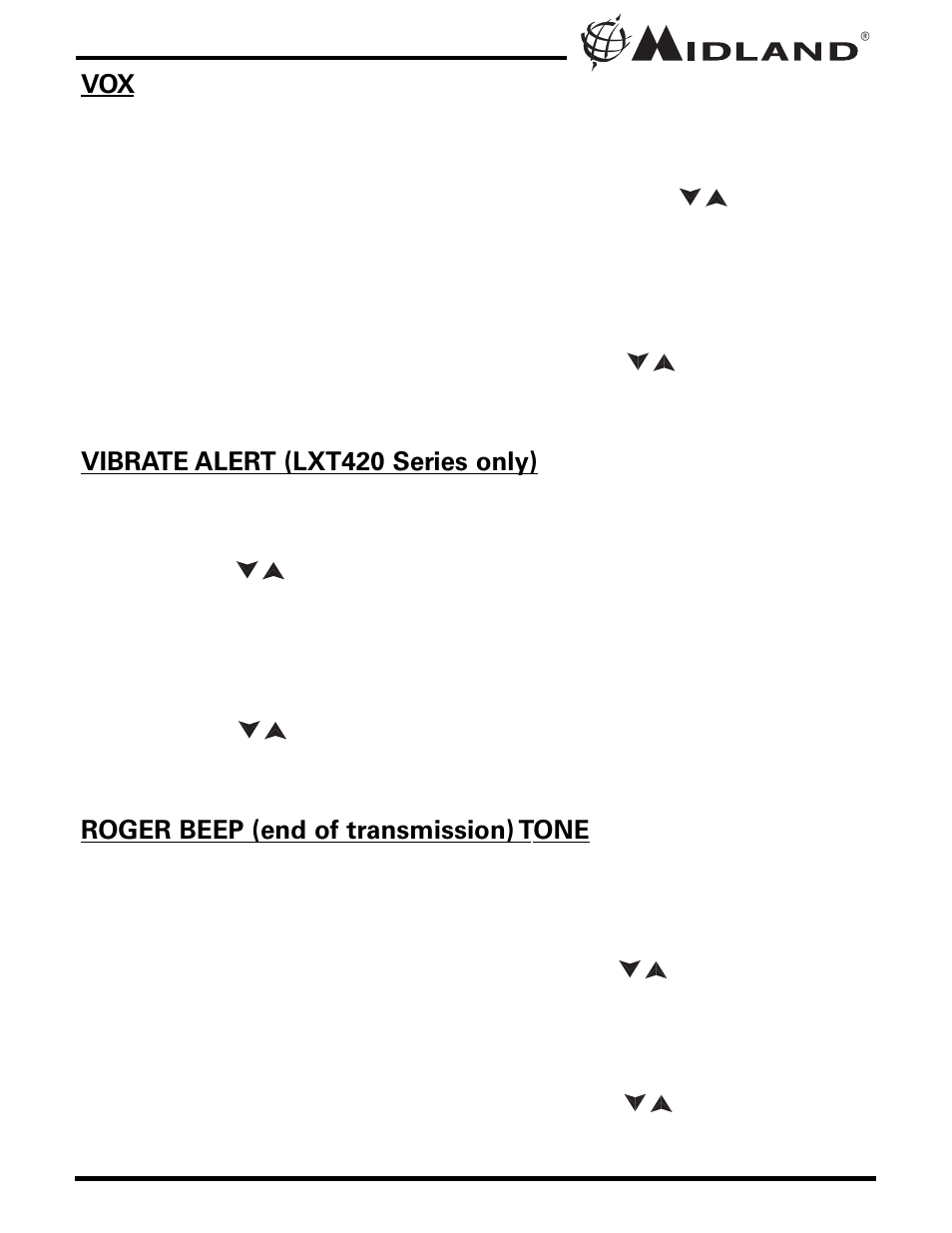Midland Radio LXT420 User Manual | Page 11 / 24