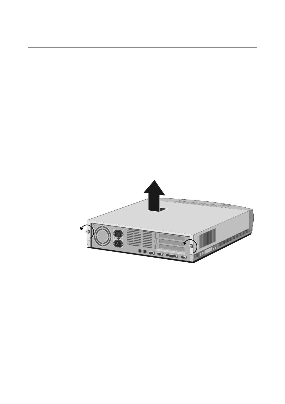 Opening the system unit | MITSUBISHI ELECTRIC APRICOT 340 User Manual | Page 104 / 126