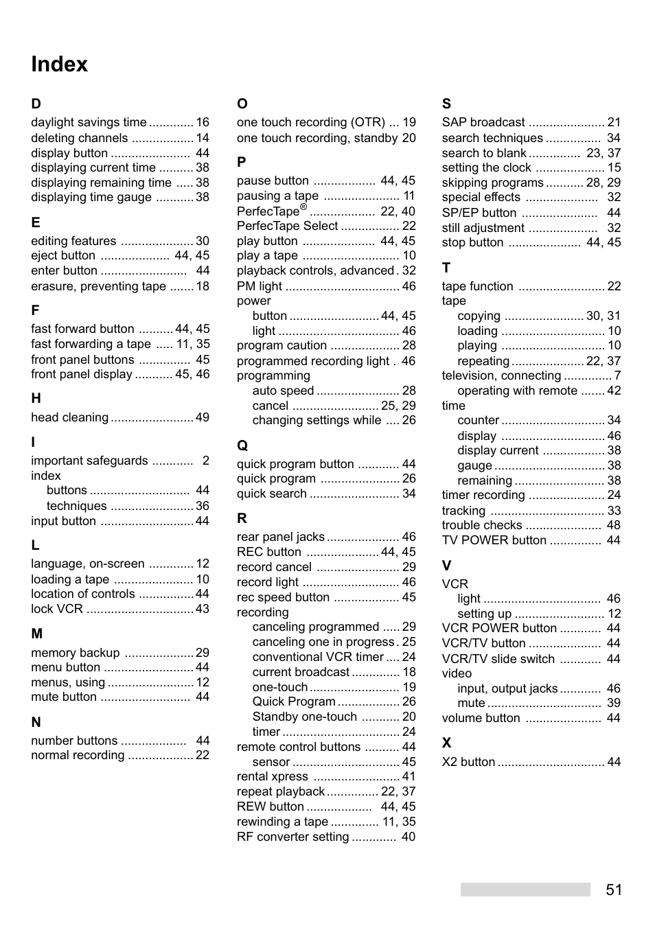Index | Mitsumi electronic HS-U449 User Manual | Page 53 / 56