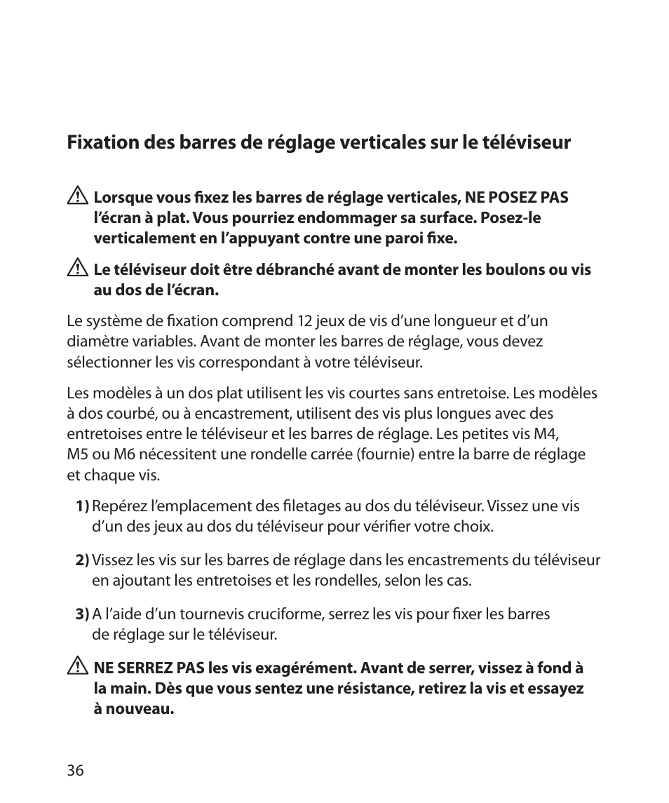 Monster Power FlatScreen Mount SmartViewTM 200L User Manual | Page 40 / 72