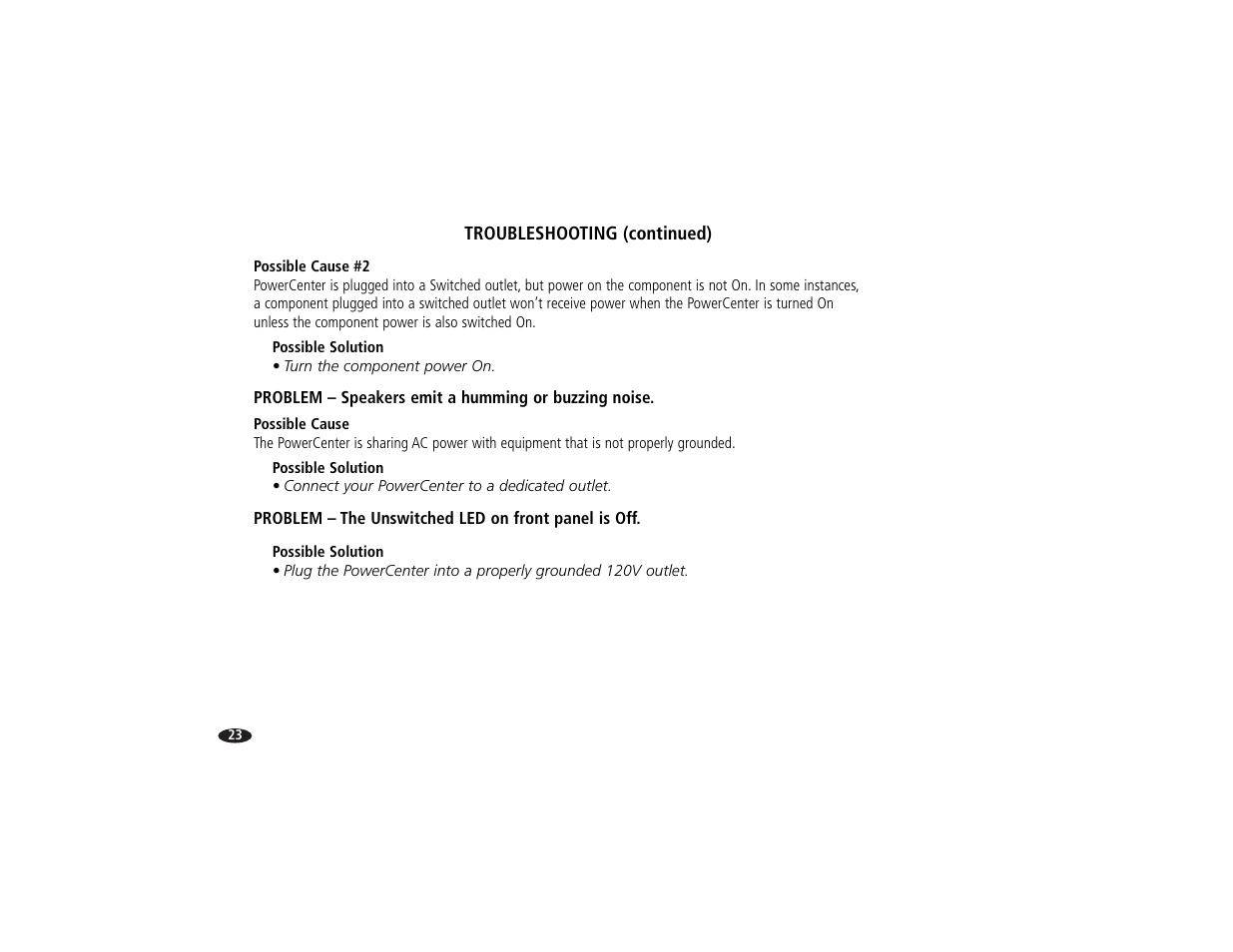 Monster Power HTS2600 User Manual | Page 29 / 46