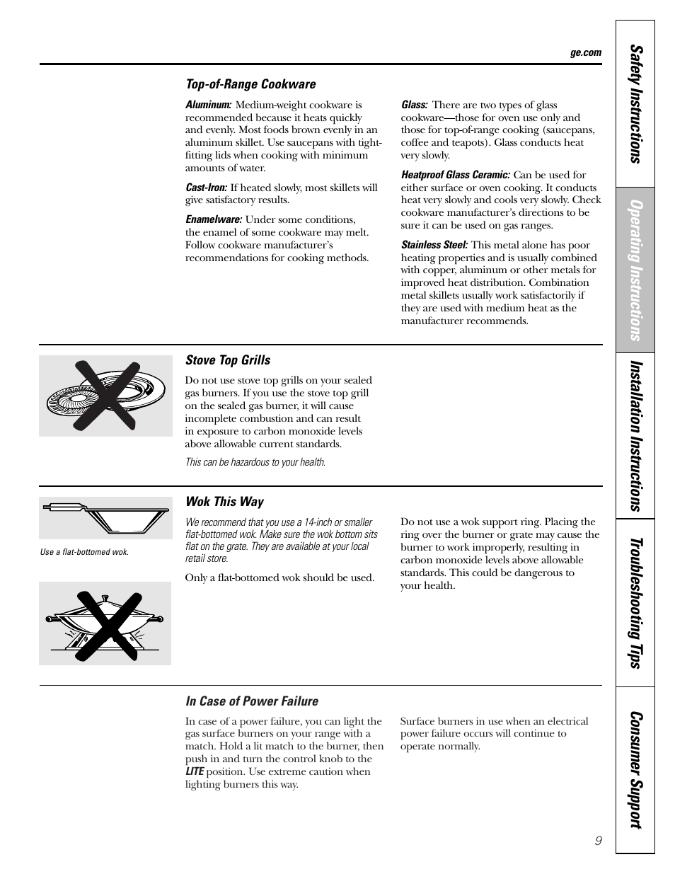 Mabe Canada JGB918 User Manual | Page 9 / 64