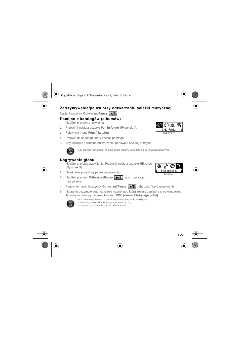 Musica CD Player User Manual | Page 155 / 184