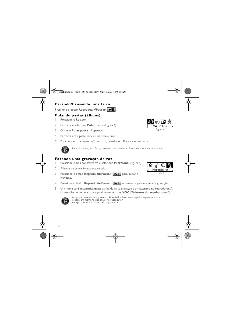 Musica CD Player User Manual | Page 180 / 184