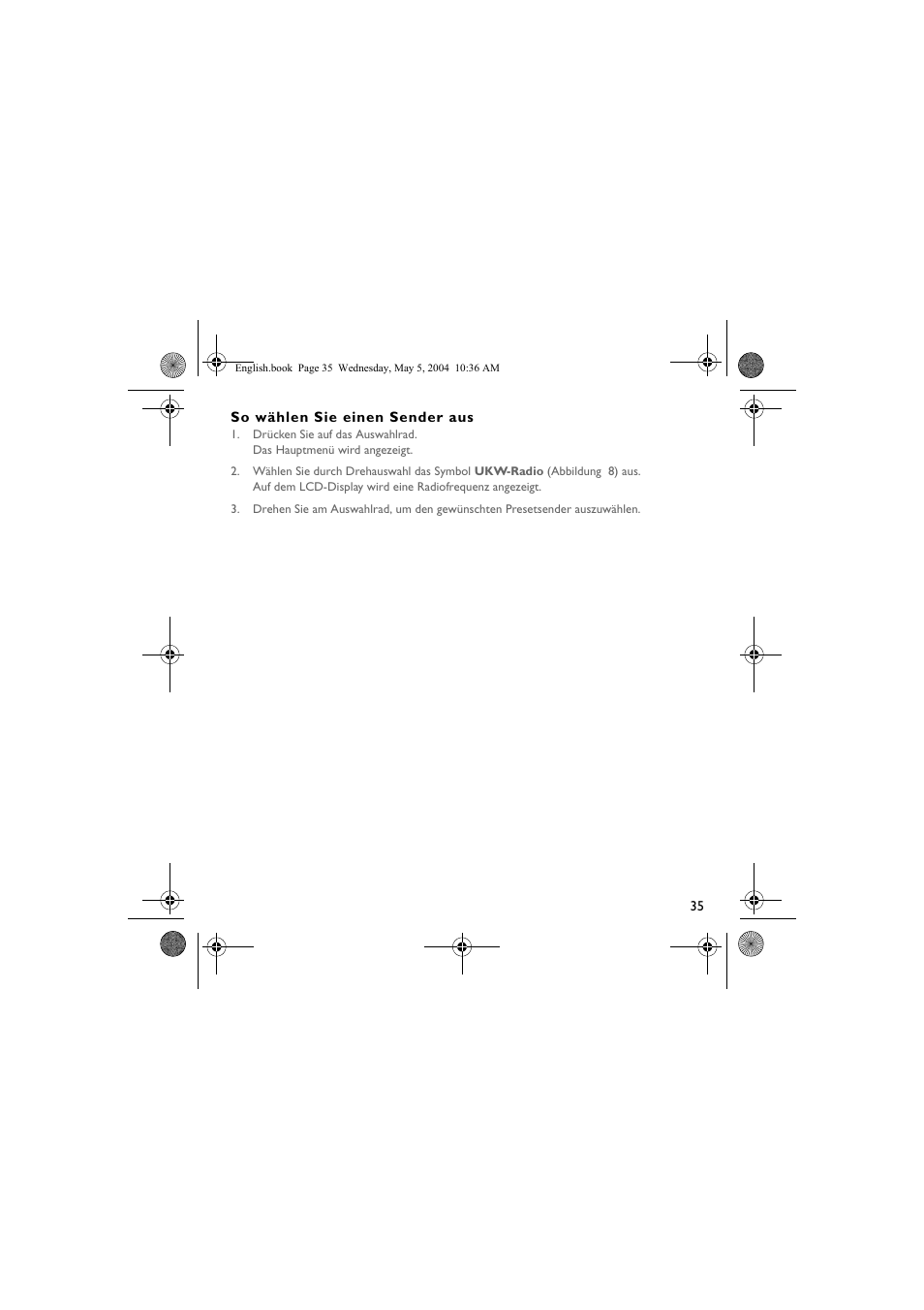 Musica CD Player User Manual | Page 35 / 184