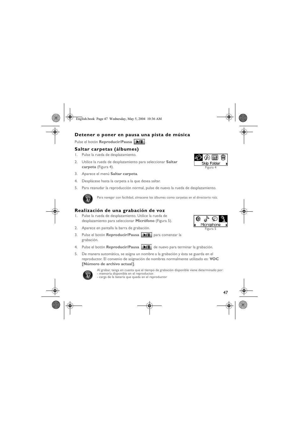 Musica CD Player User Manual | Page 47 / 184