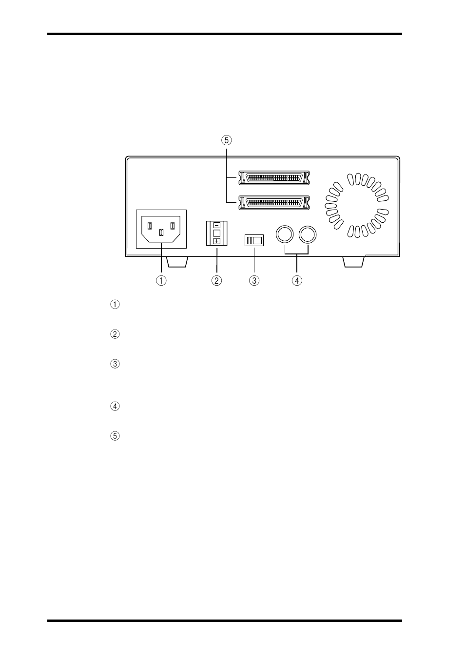 Rear panel, Chapter 2 - touring around crw4260tx | Musica CRW4260tx User Manual | Page 14 / 24