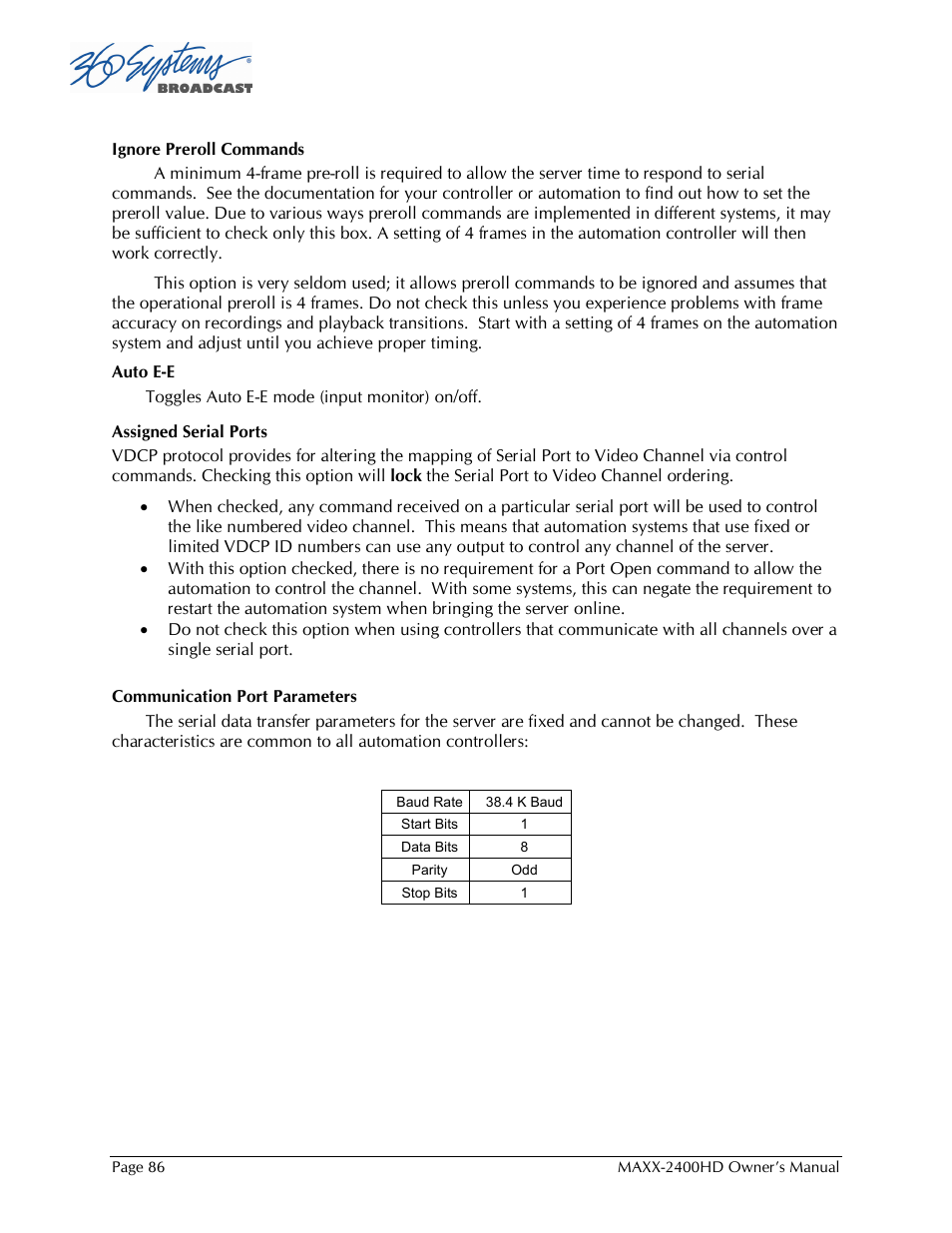 Maxxsonics High Definition Video Server MAXX-2400HD User Manual | Page 86 / 139