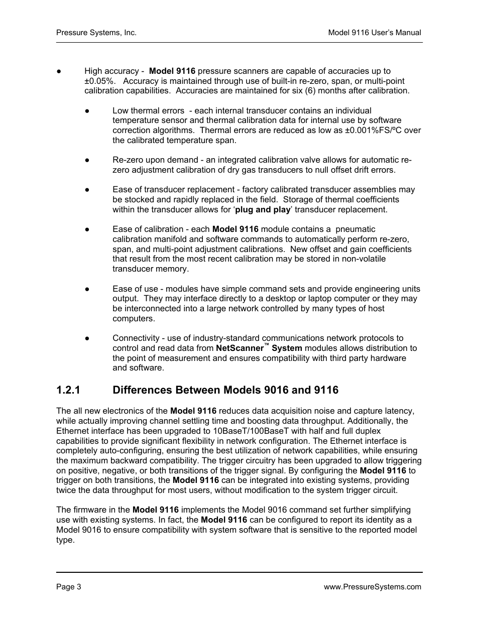Measurement Specialties 9116 User Manual | Page 12 / 143