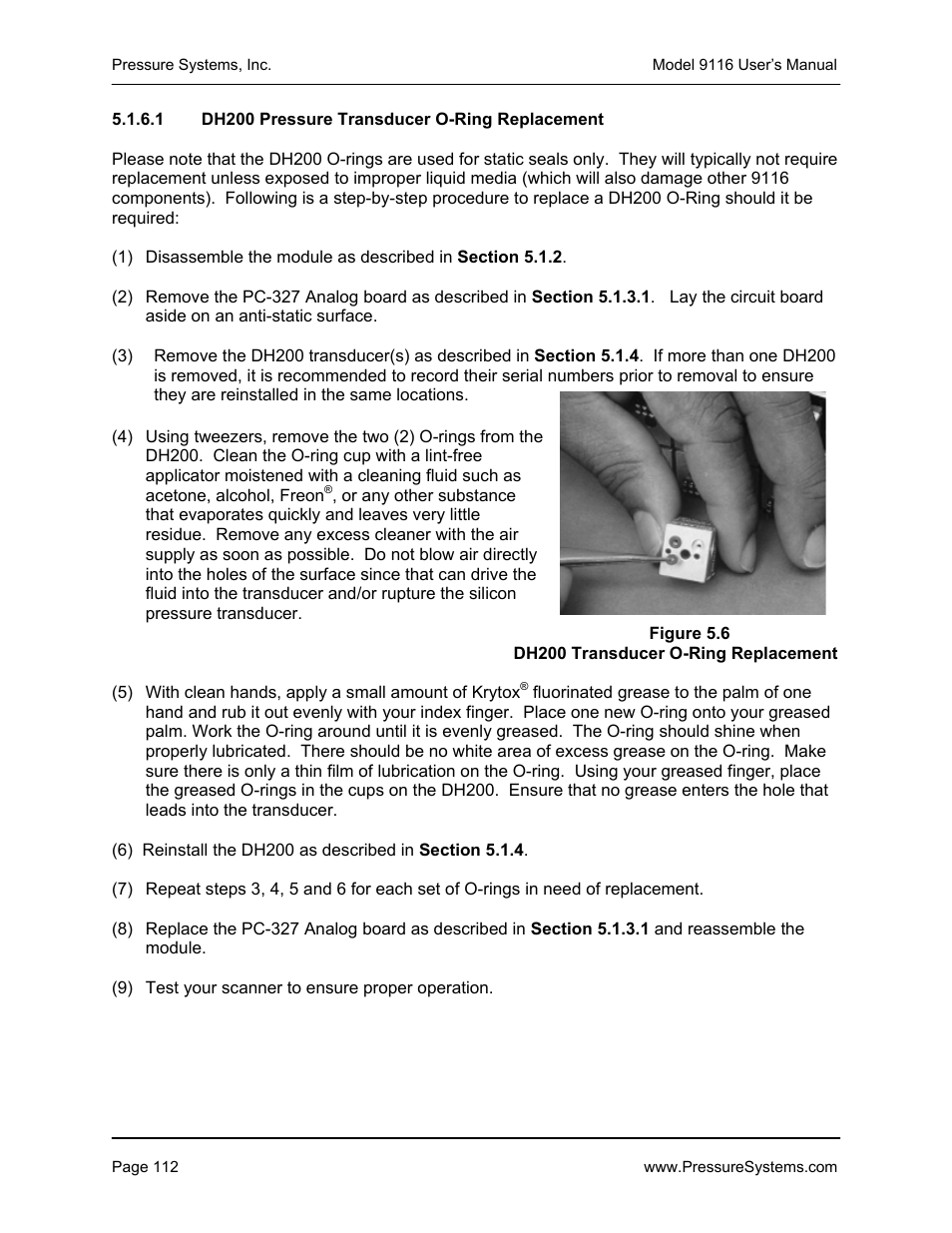 Measurement Specialties 9116 User Manual | Page 121 / 143
