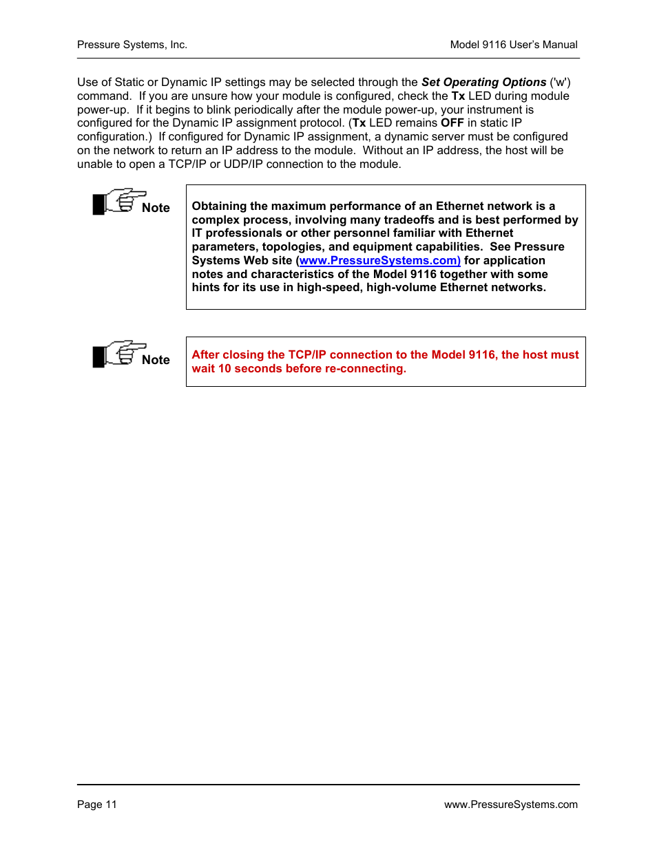 Measurement Specialties 9116 User Manual | Page 20 / 143